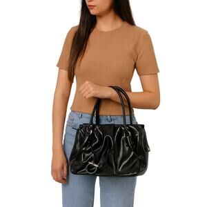 Vintage Salvatore Ferragamo Handbag Shoulder Tote Handbag Made in Italy